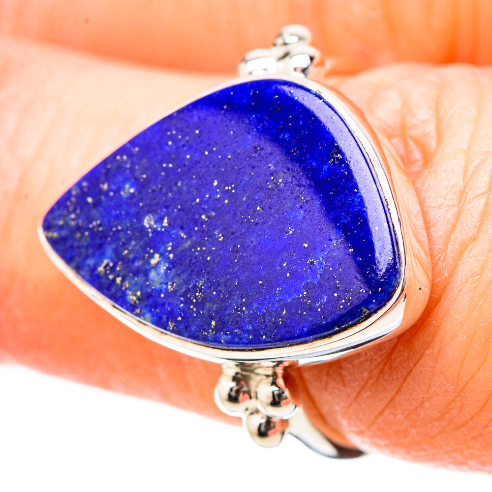 Lapis Lazuli Rings handcrafted by Anasilvercos - RING131239