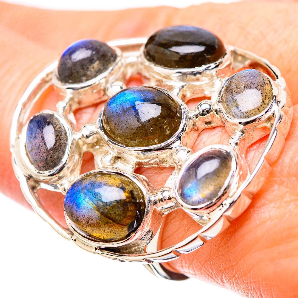 Labradorite Rings handcrafted by Anasilvercos - RING131270