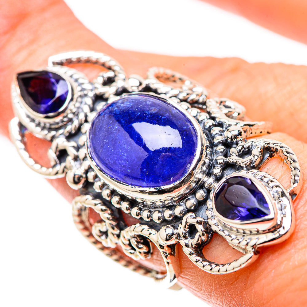 Tanzanite Rings handcrafted by Anasilvercos - RING131282