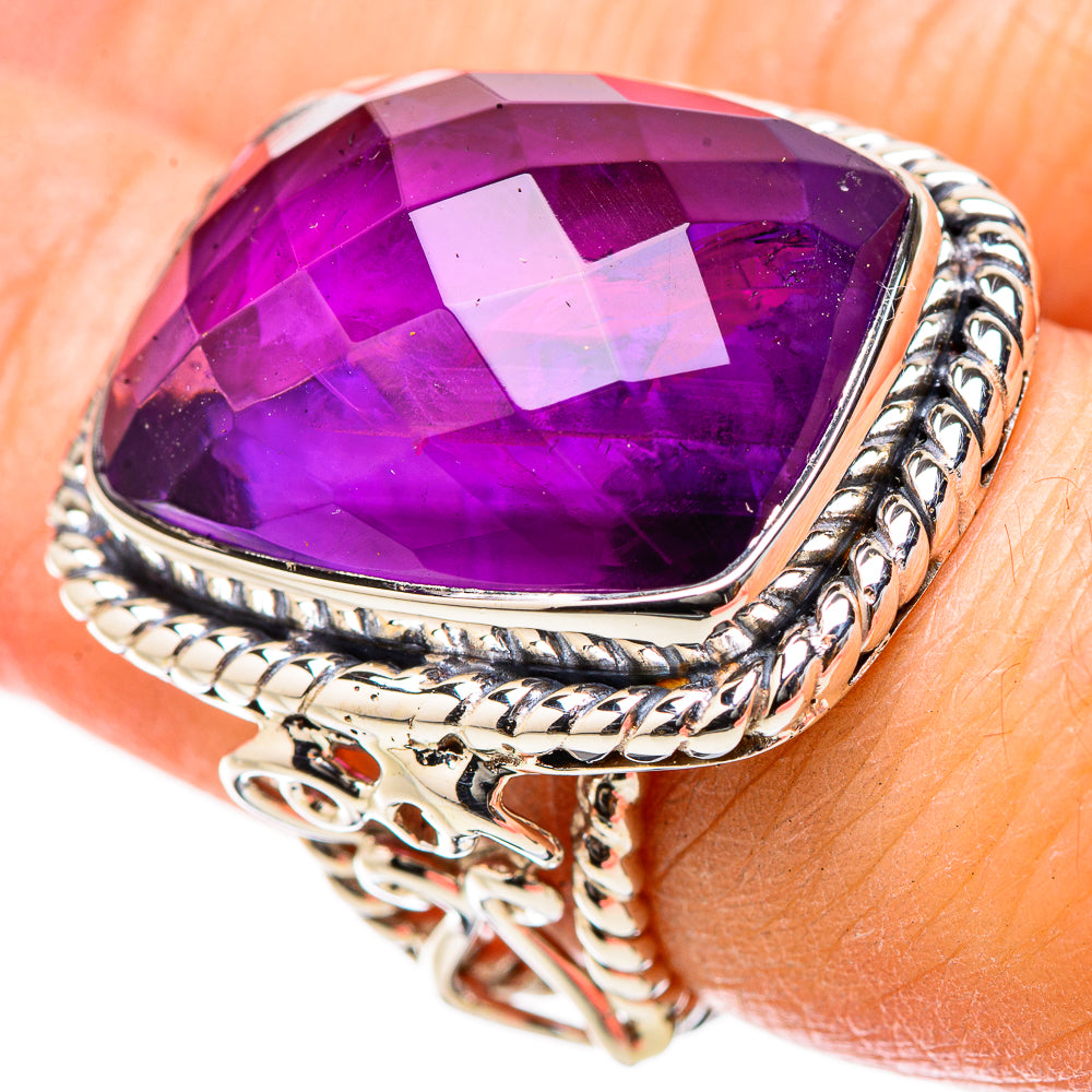 Amethyst Rings handcrafted by Anasilvercos - RING131315