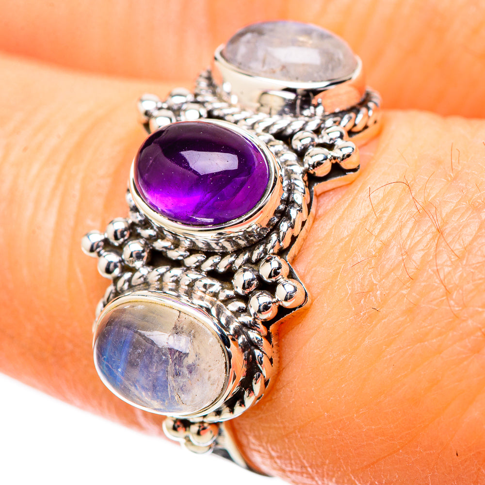 Amethyst Rings handcrafted by Anasilvercos - RING131362