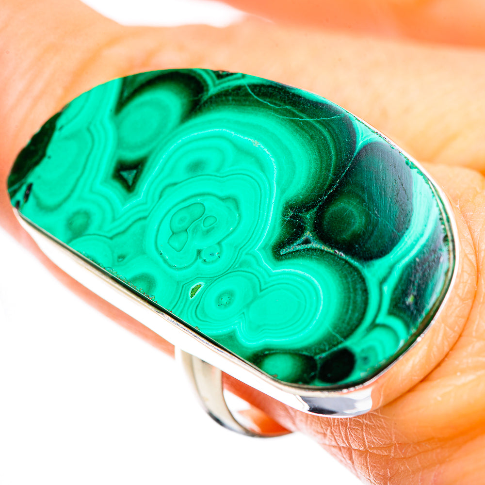 Malcahite Rings handcrafted by Anasilvercos - RING131399