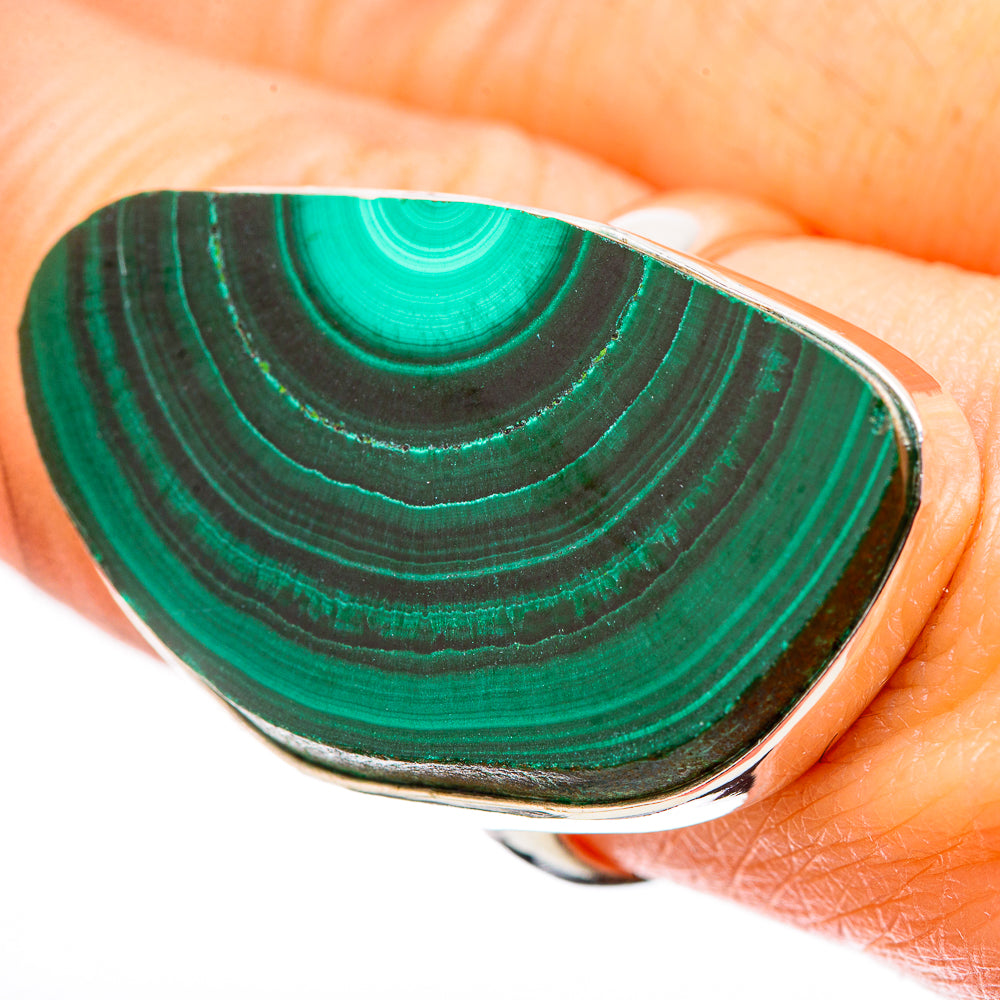 Malachite Rings handcrafted by Anasilvercos - RING131414