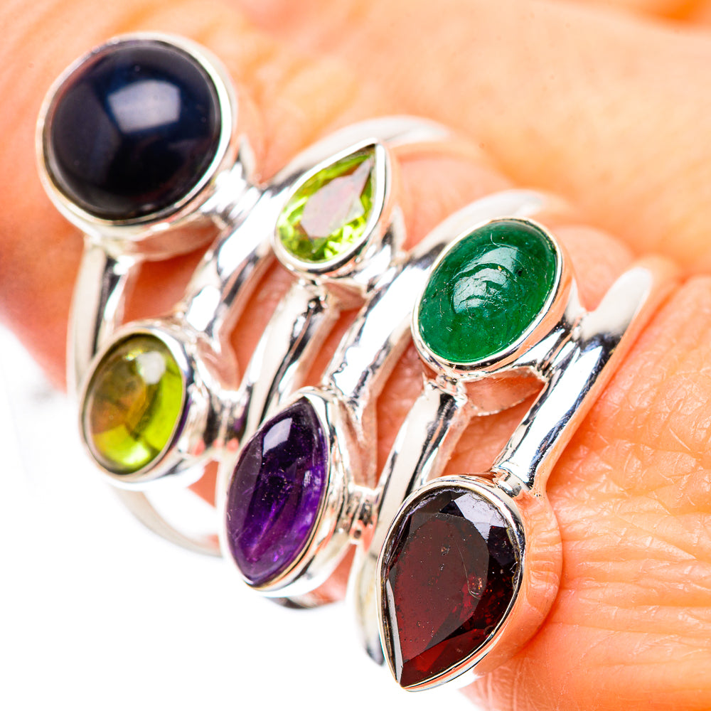Black Onyx Rings handcrafted by Anasilvercos - RING131439