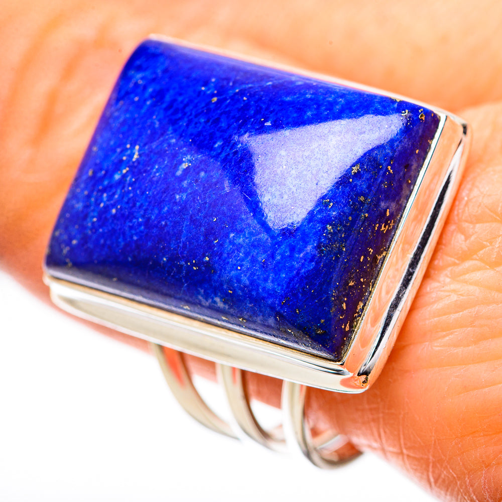 Lapis Lazuli Rings handcrafted by Anasilvercos - RING131453
