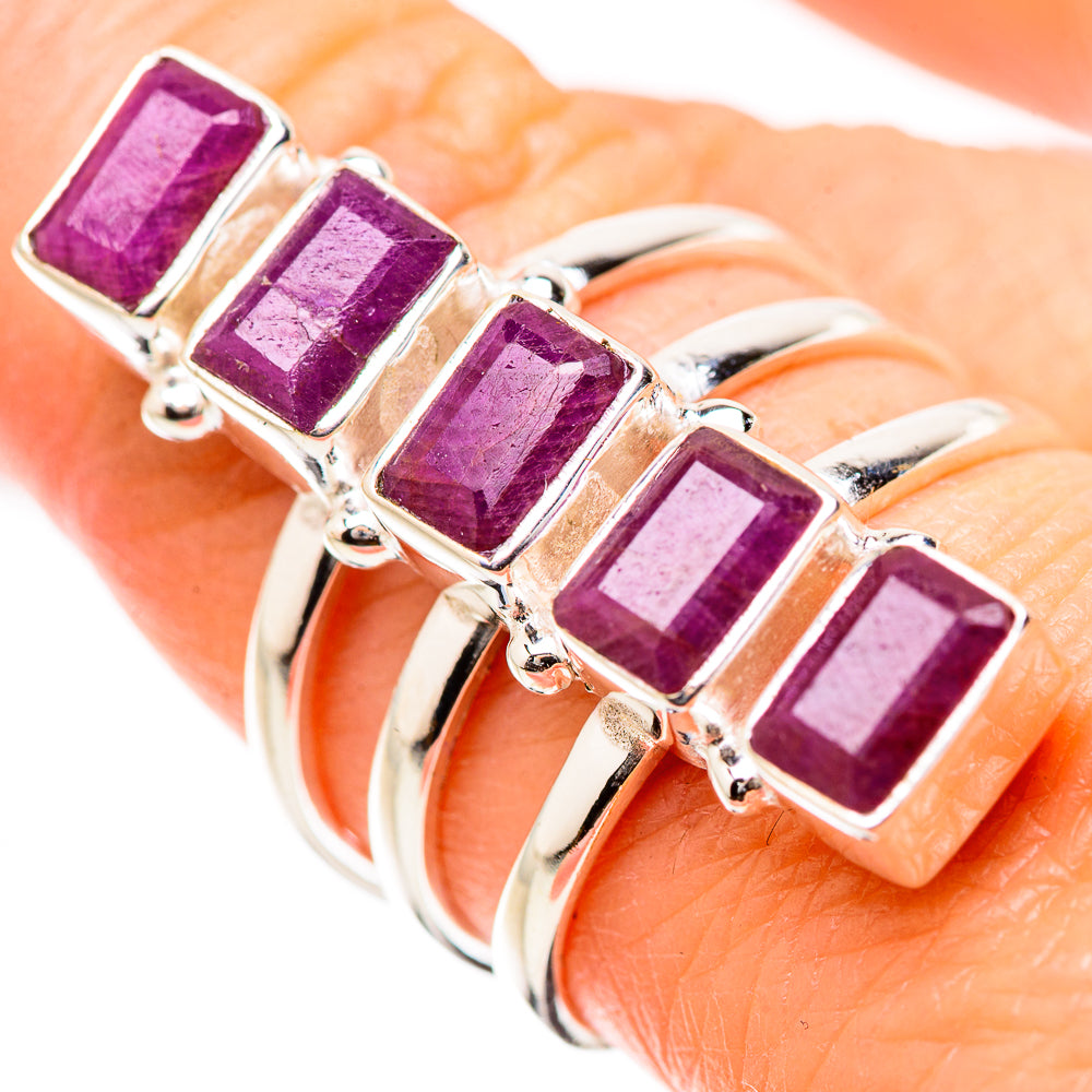 Ruby Rings handcrafted by Anasilvercos - RING131513