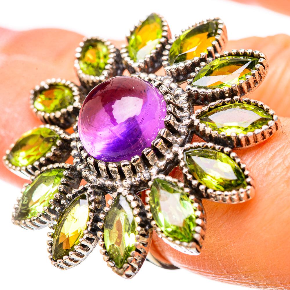 Amethyst Rings handcrafted by Anasilvercos - RING131524