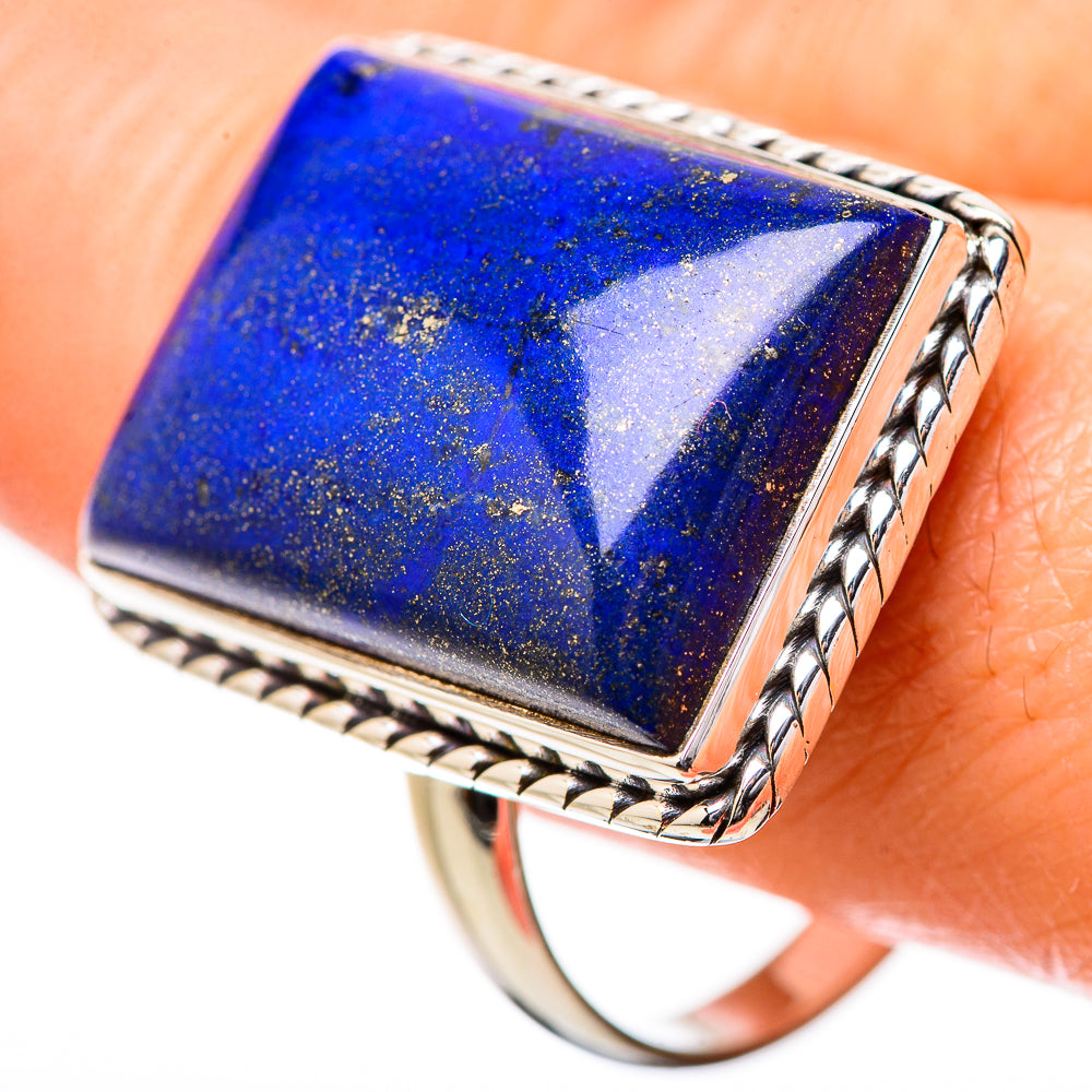 Lapis Lazuli Rings handcrafted by Anasilvercos - RING131528