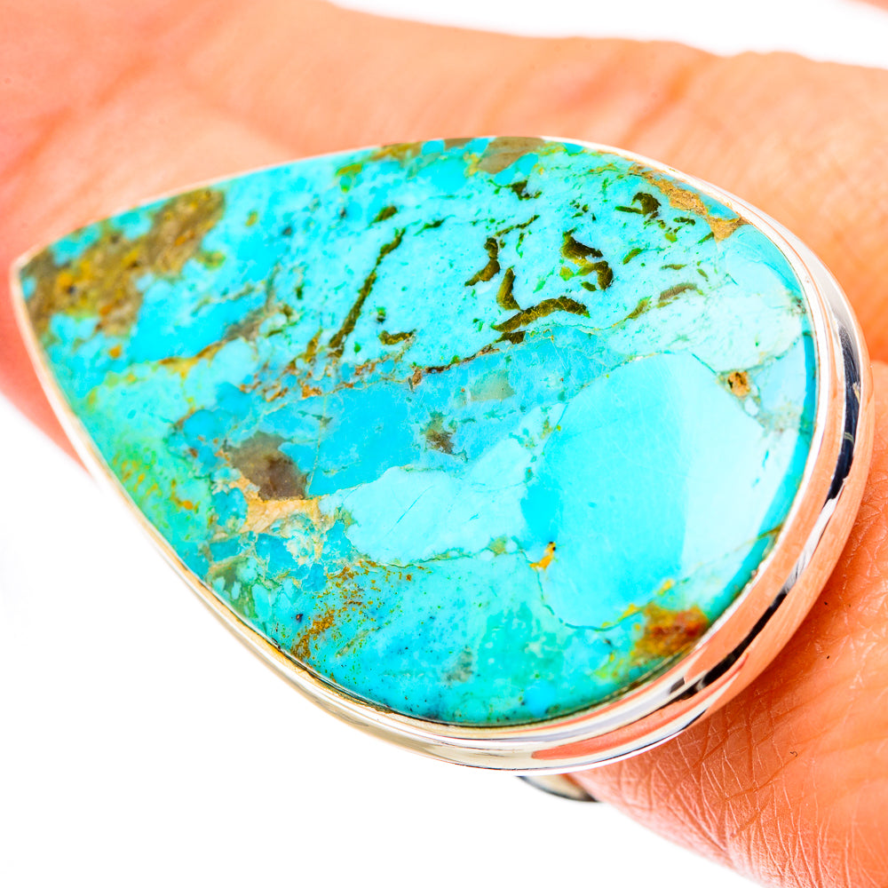 Chrysocolla Rings handcrafted by Anasilvercos - RING131529