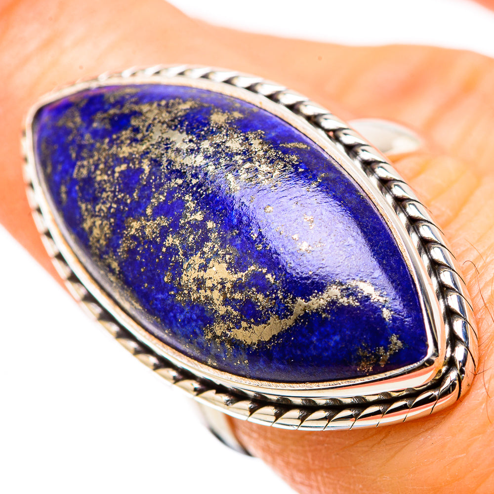 Lapis Lazuli Rings handcrafted by Anasilvercos - RING131533
