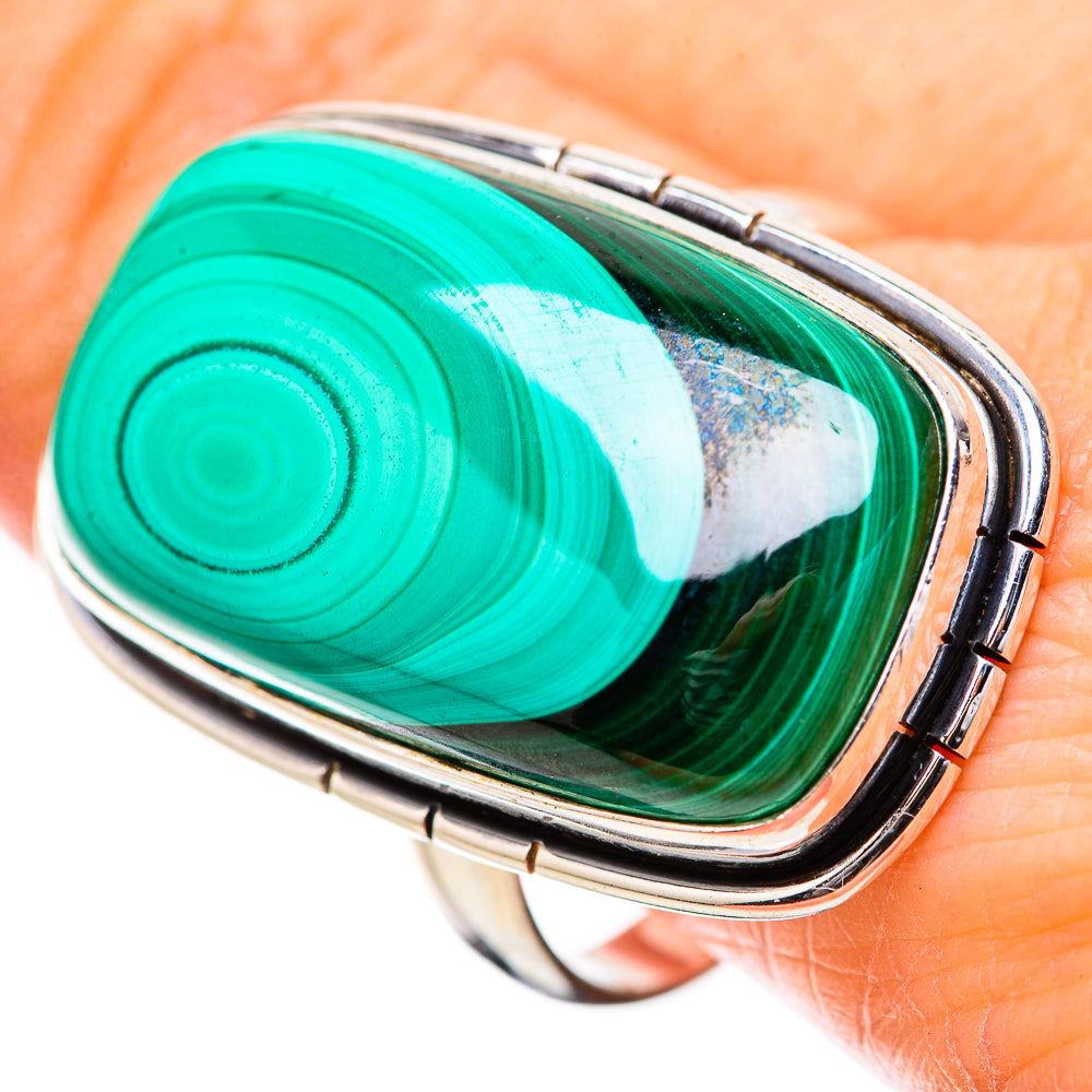 Malachite Rings handcrafted by Anasilvercos - RING131535