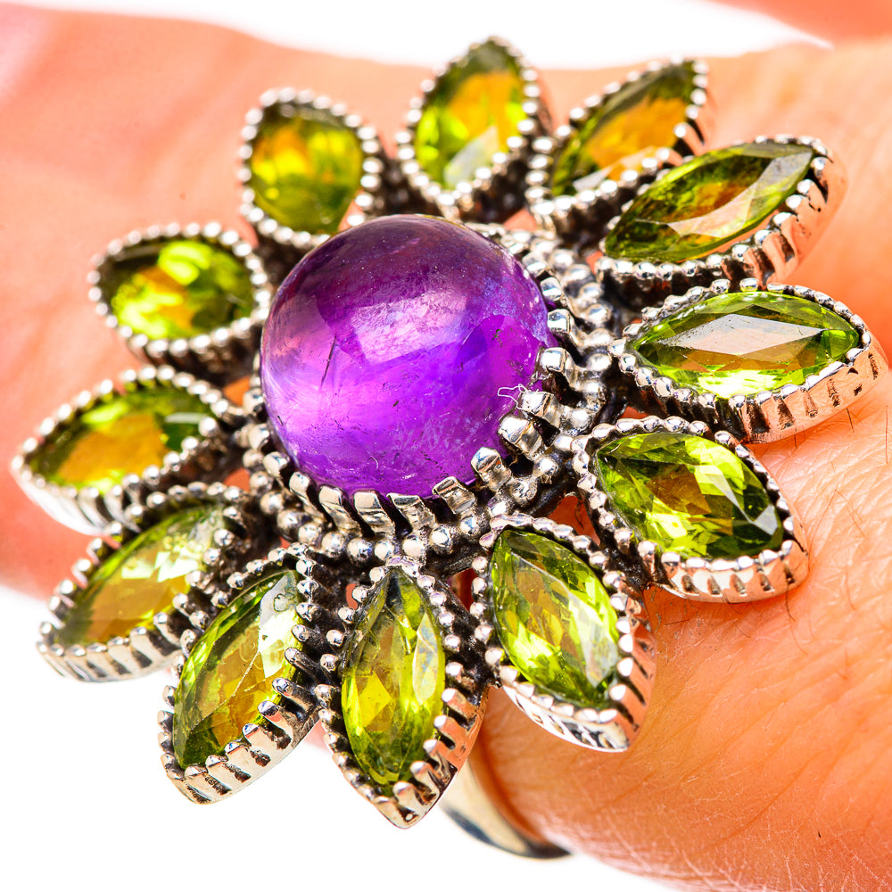 Amethyst Rings handcrafted by Anasilvercos - RING131541