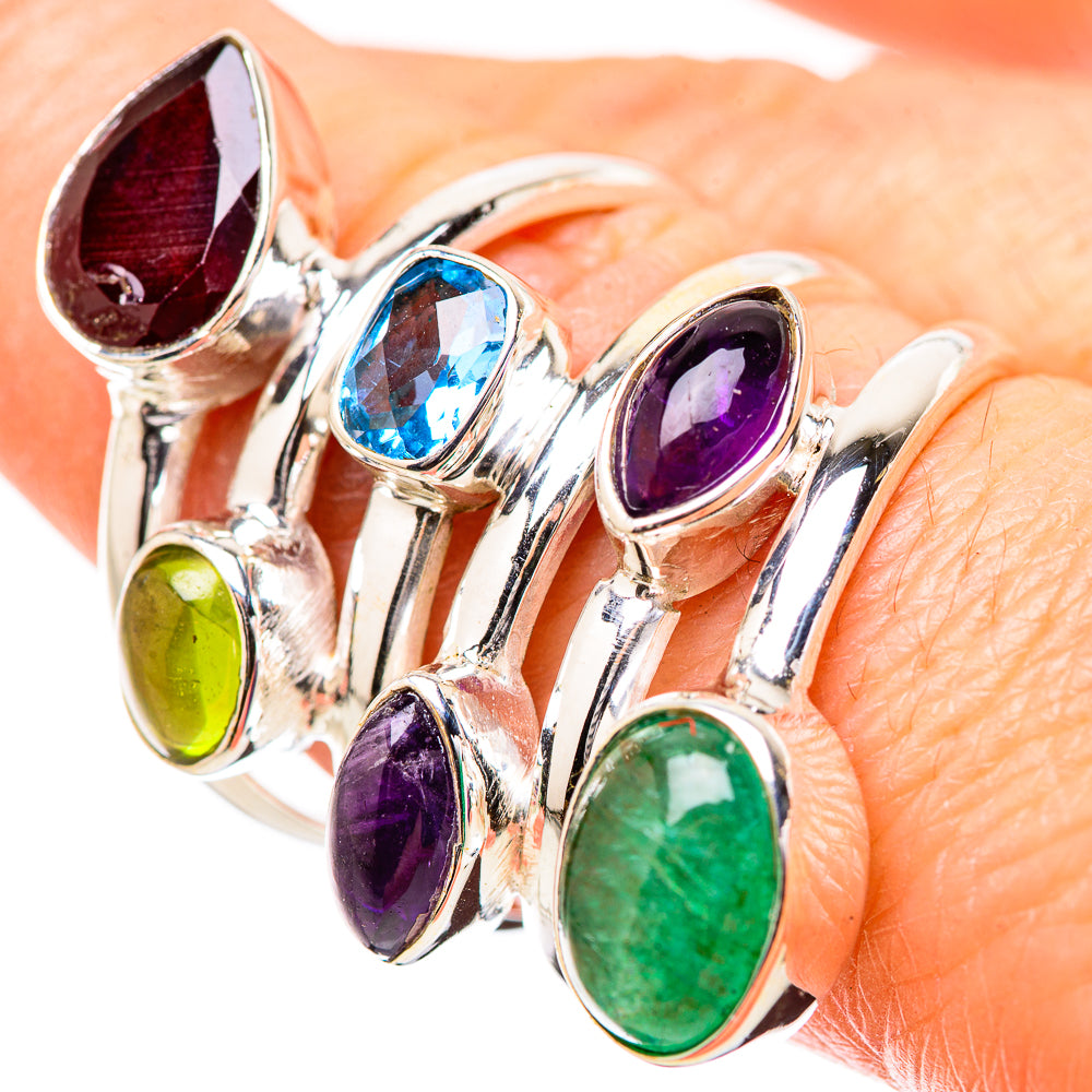 Emerald Rings handcrafted by Anasilvercos - RING131543