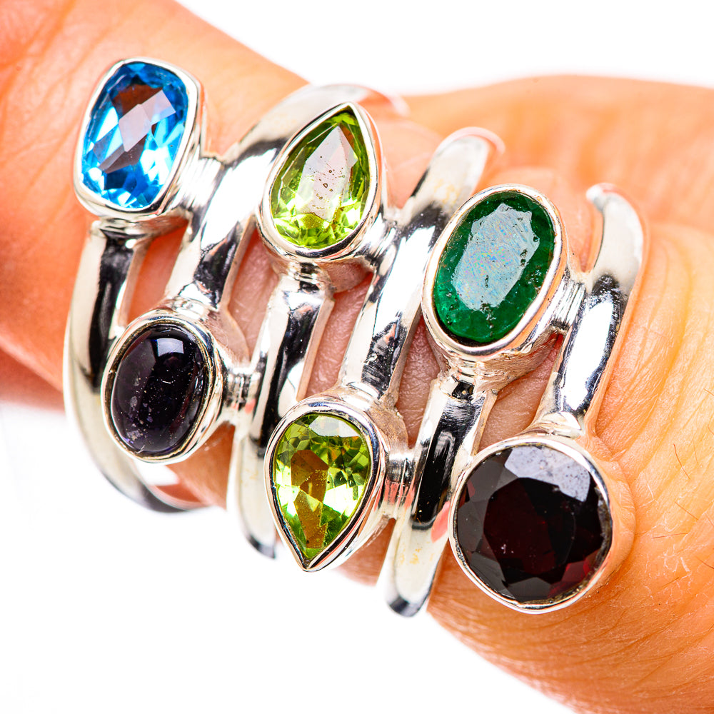 Emerald Rings handcrafted by Anasilvercos - RING131560