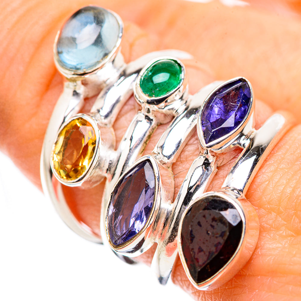 Garnet Rings handcrafted by Anasilvercos - RING131585