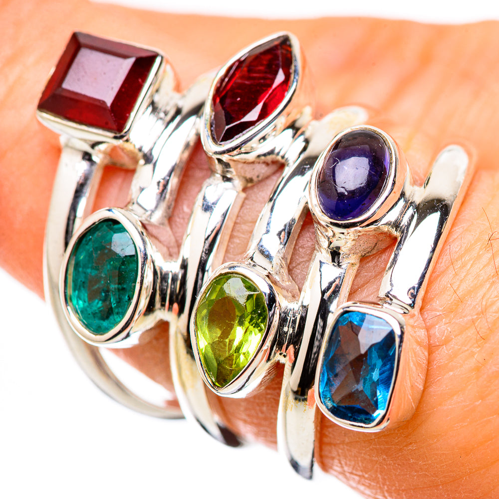 Garnet Rings handcrafted by Anasilvercos - RING131598
