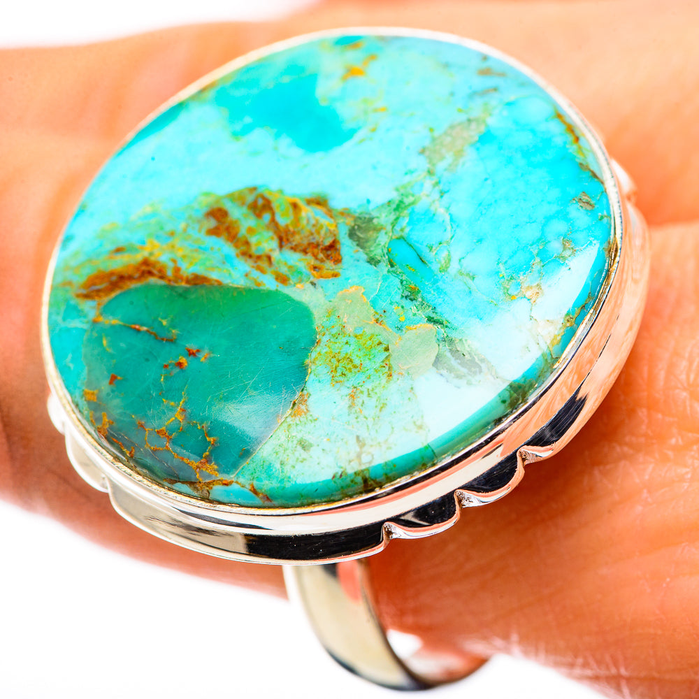 Chrysocolla Rings handcrafted by Anasilvercos - RING131645