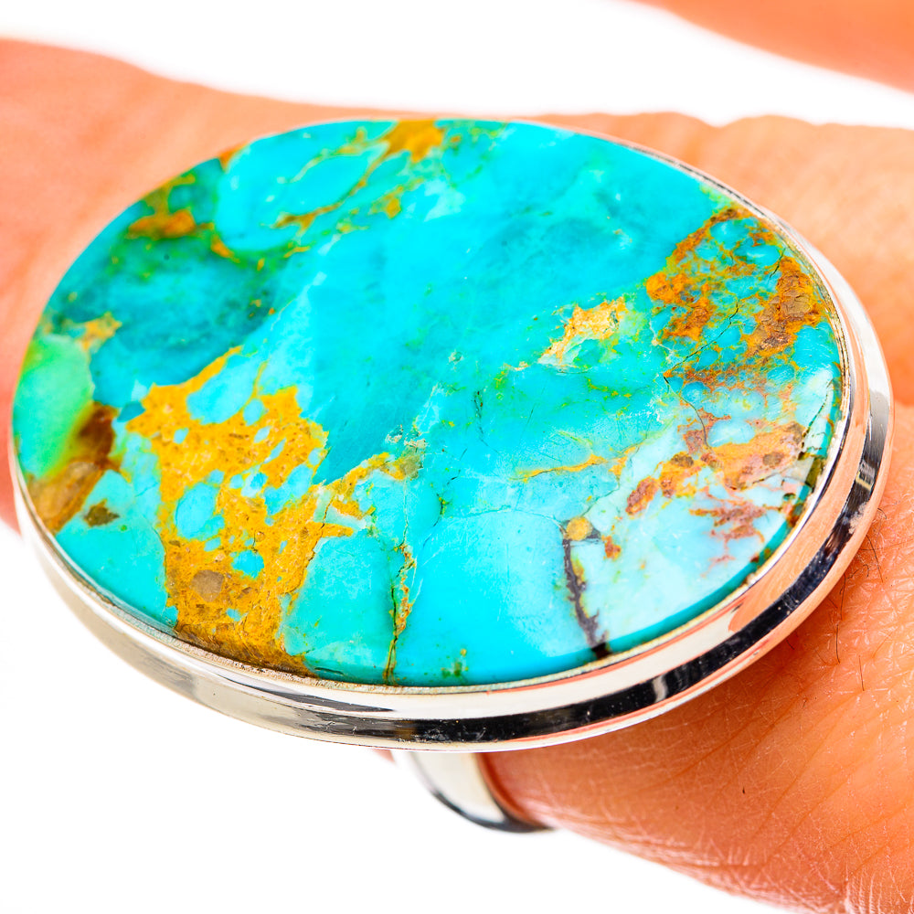 Chrysocolla Rings handcrafted by Anasilvercos - RING131646