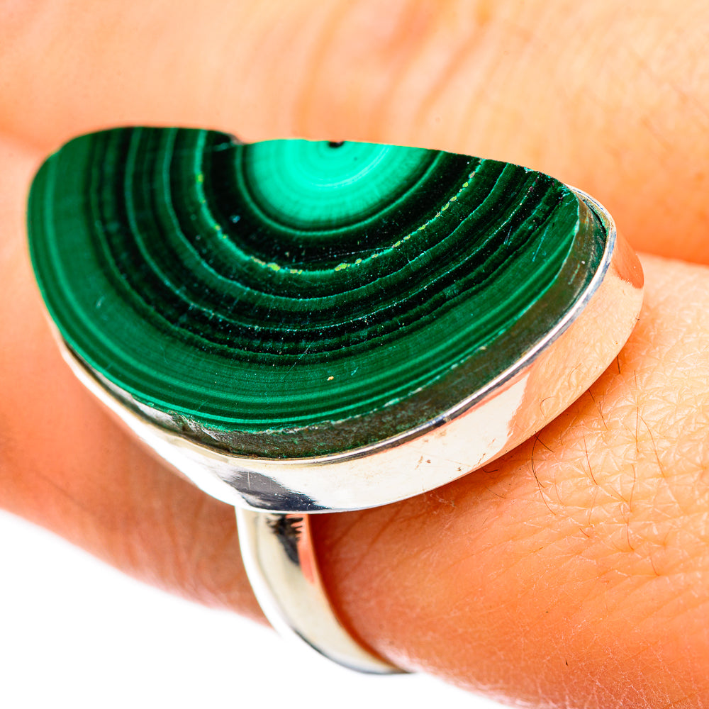 Malachite Rings handcrafted by Anasilvercos - RING131650