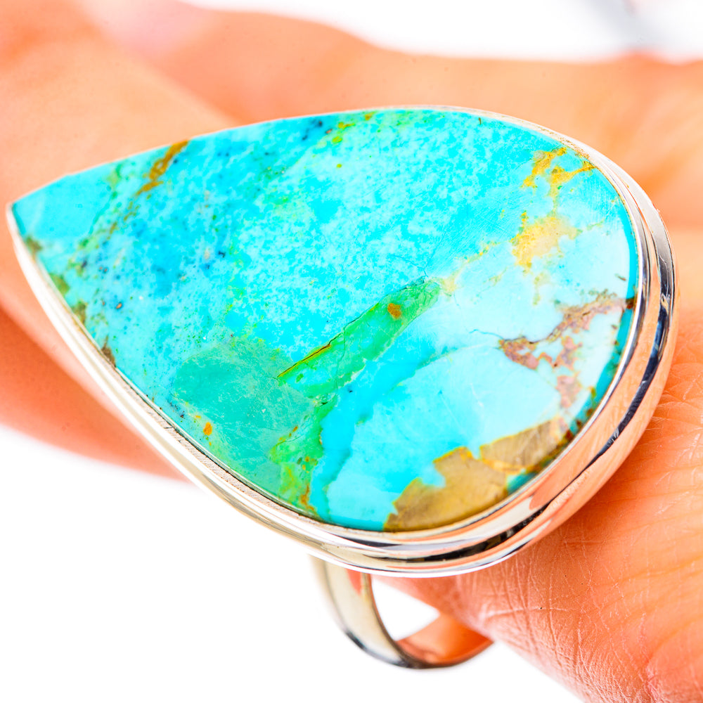 Chrysocolla Rings handcrafted by Anasilvercos - RING131664