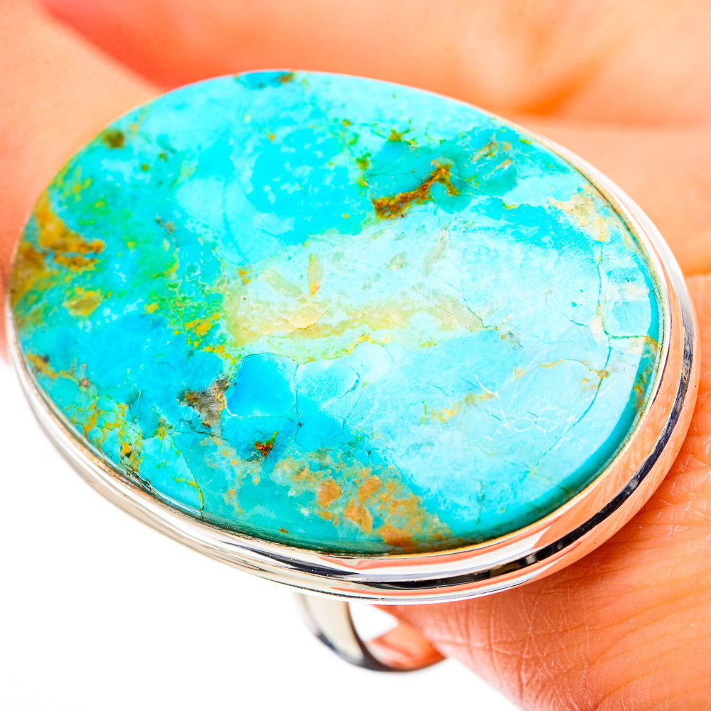 Chrysocolla Rings handcrafted by Anasilvercos - RING131666