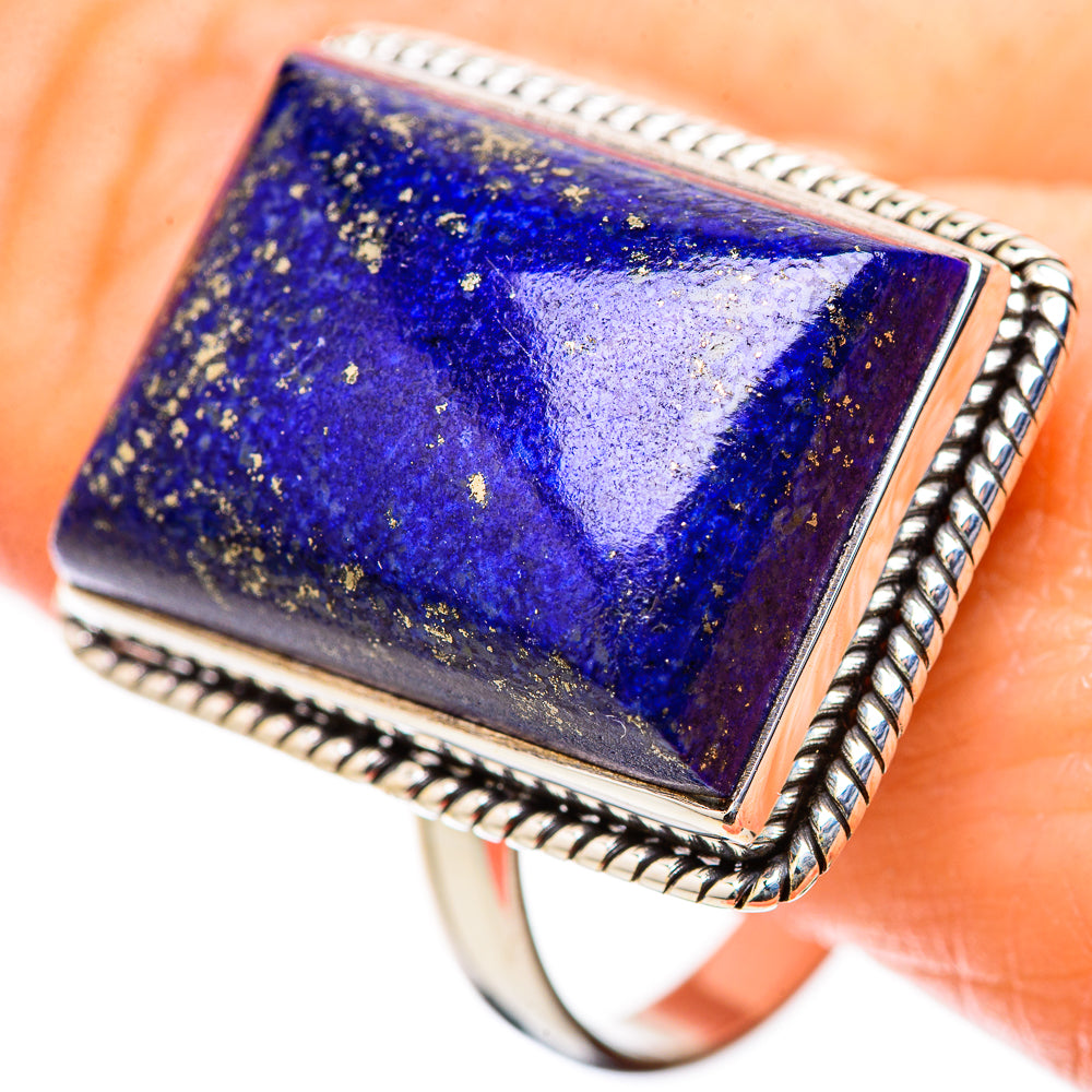 Lapis Lazuli Rings handcrafted by Anasilvercos - RING131670