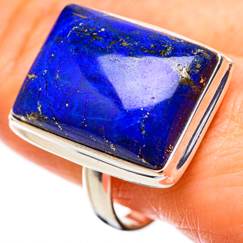 Lapis Lazuli Rings handcrafted by Anasilvercos - RING131707