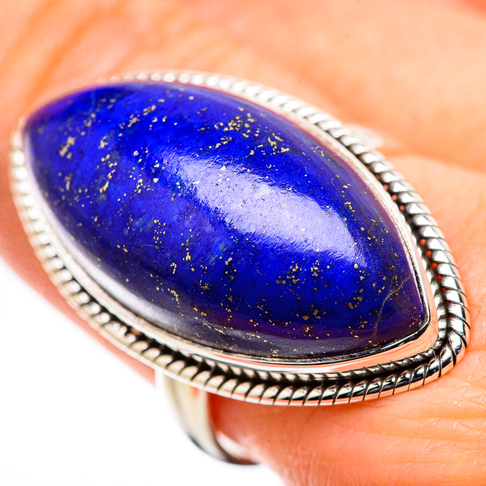 Lapis Lazuli Rings handcrafted by Anasilvercos - RING131725