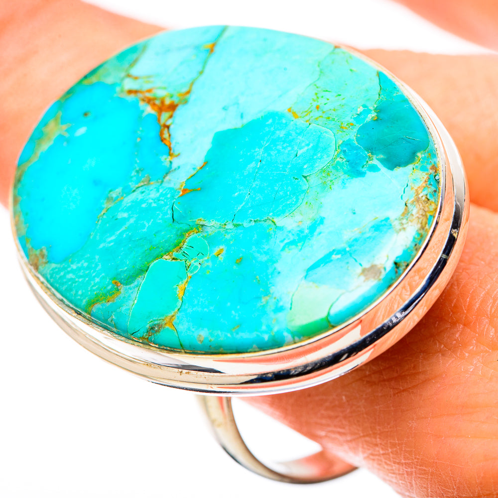 Chrysocolla Rings handcrafted by Anasilvercos - RING131726