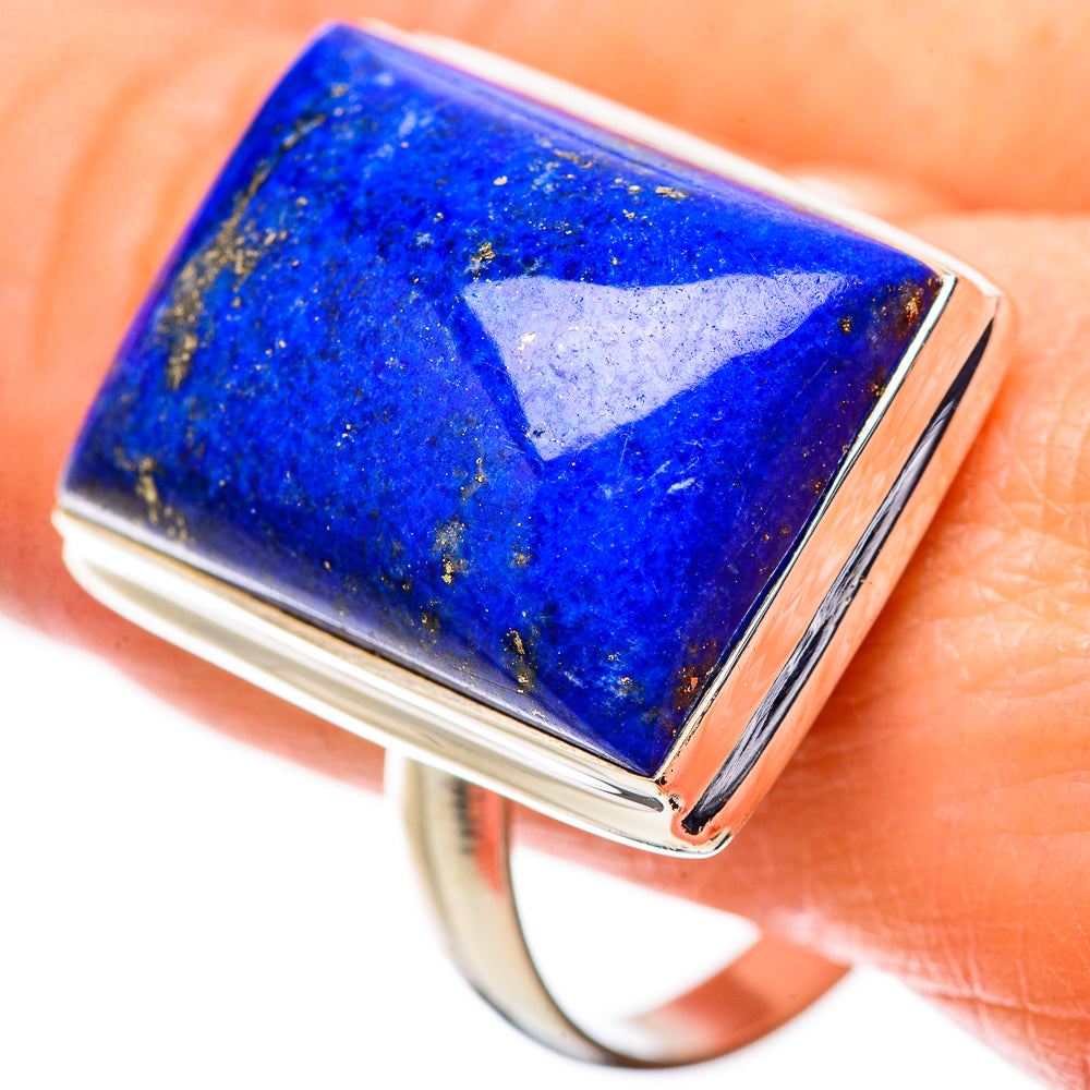 Lapis Lazuli Rings handcrafted by Anasilvercos - RING131735