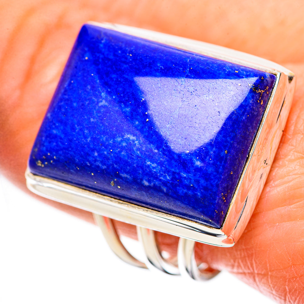 Lapis Lazuli Rings handcrafted by Anasilvercos - RING131749