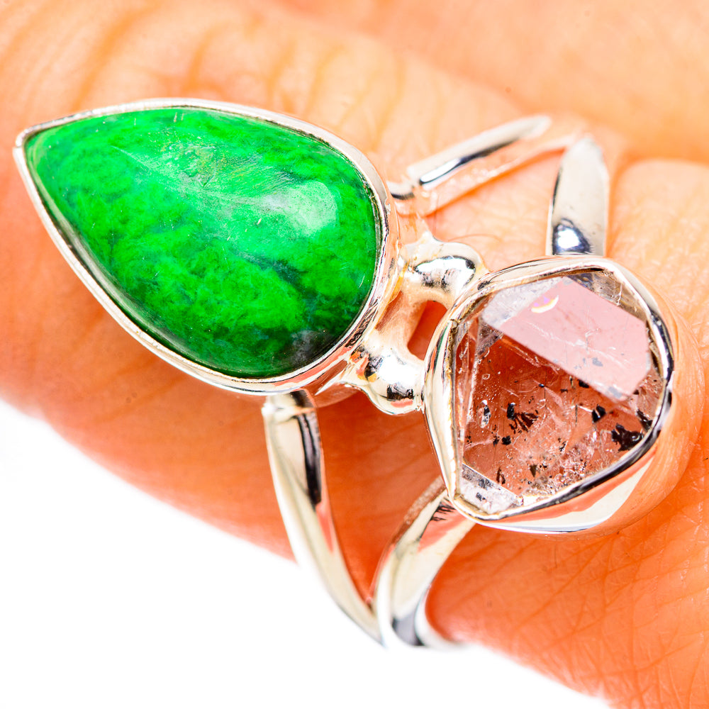Gaspeite Rings handcrafted by Anasilvercos - RING131769