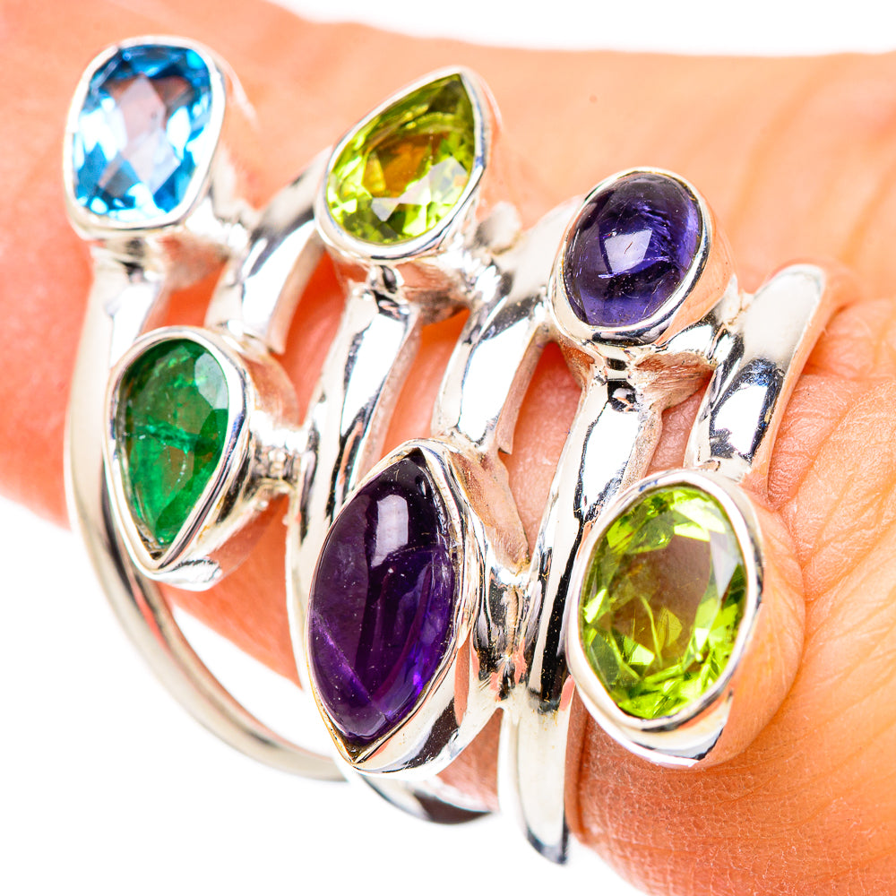 Peridot Rings handcrafted by Anasilvercos - RING131827