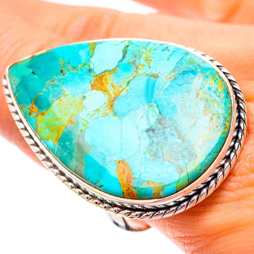 Chrysocolla Rings handcrafted by Anasilvercos - RING131855
