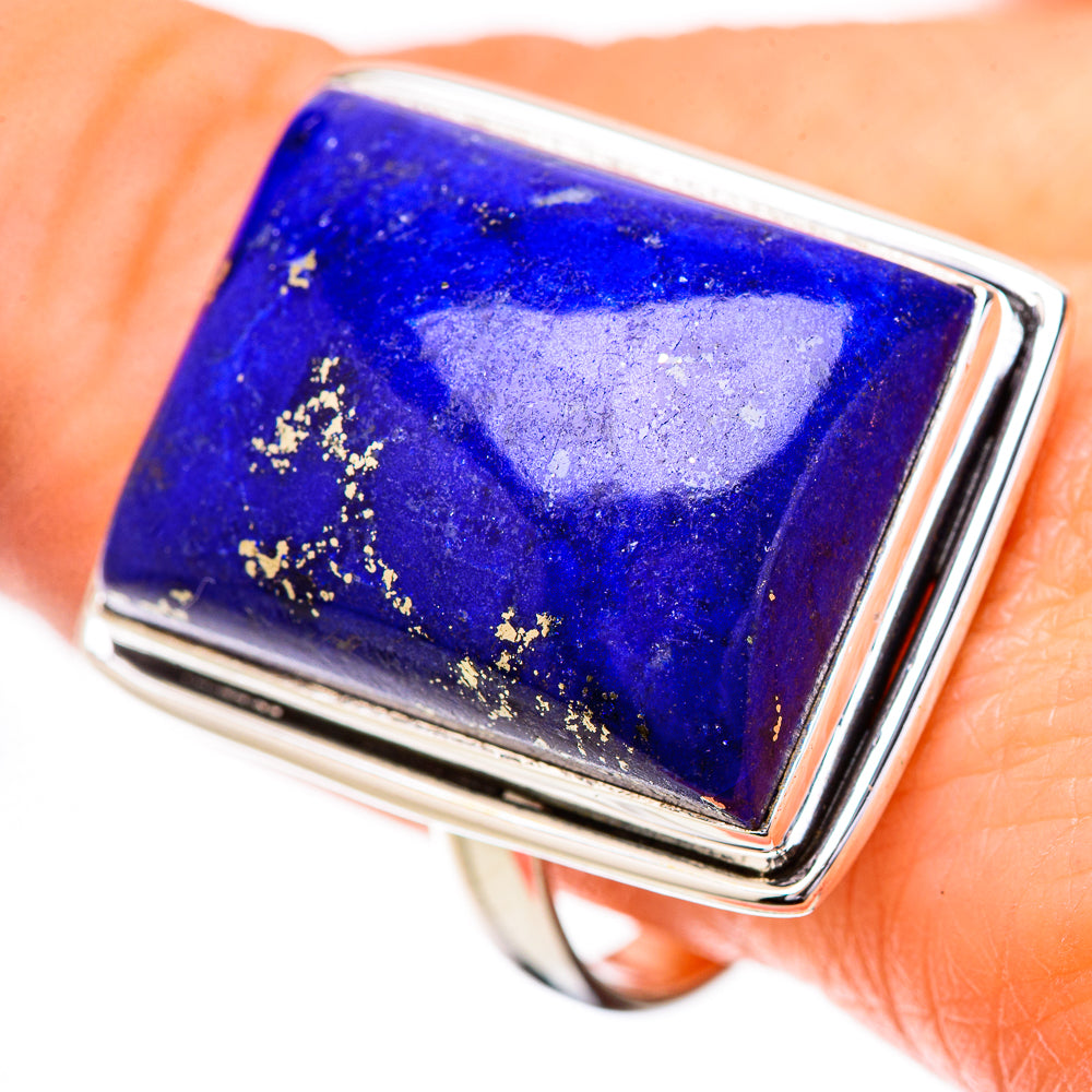 Lapis Lazuli Rings handcrafted by Anasilvercos - RING131856