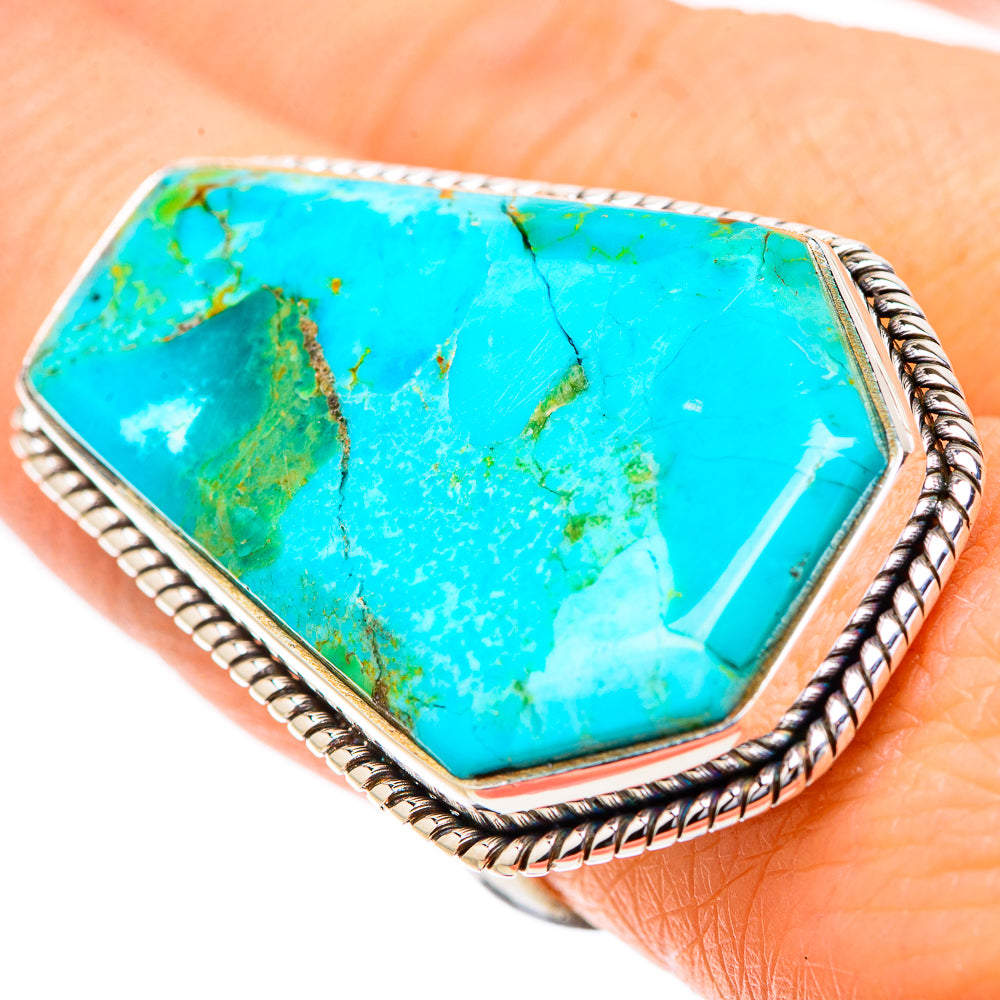 Chrysocolla Rings handcrafted by Anasilvercos - RING131857