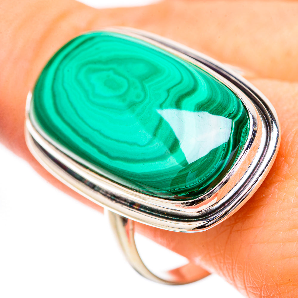 Malachite Rings handcrafted by Anasilvercos - RING131862