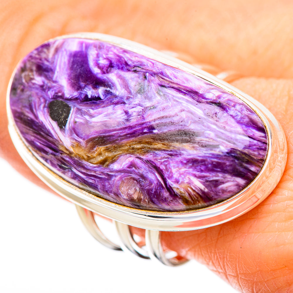 Charoite Rings handcrafted by Anasilvercos - RING131866