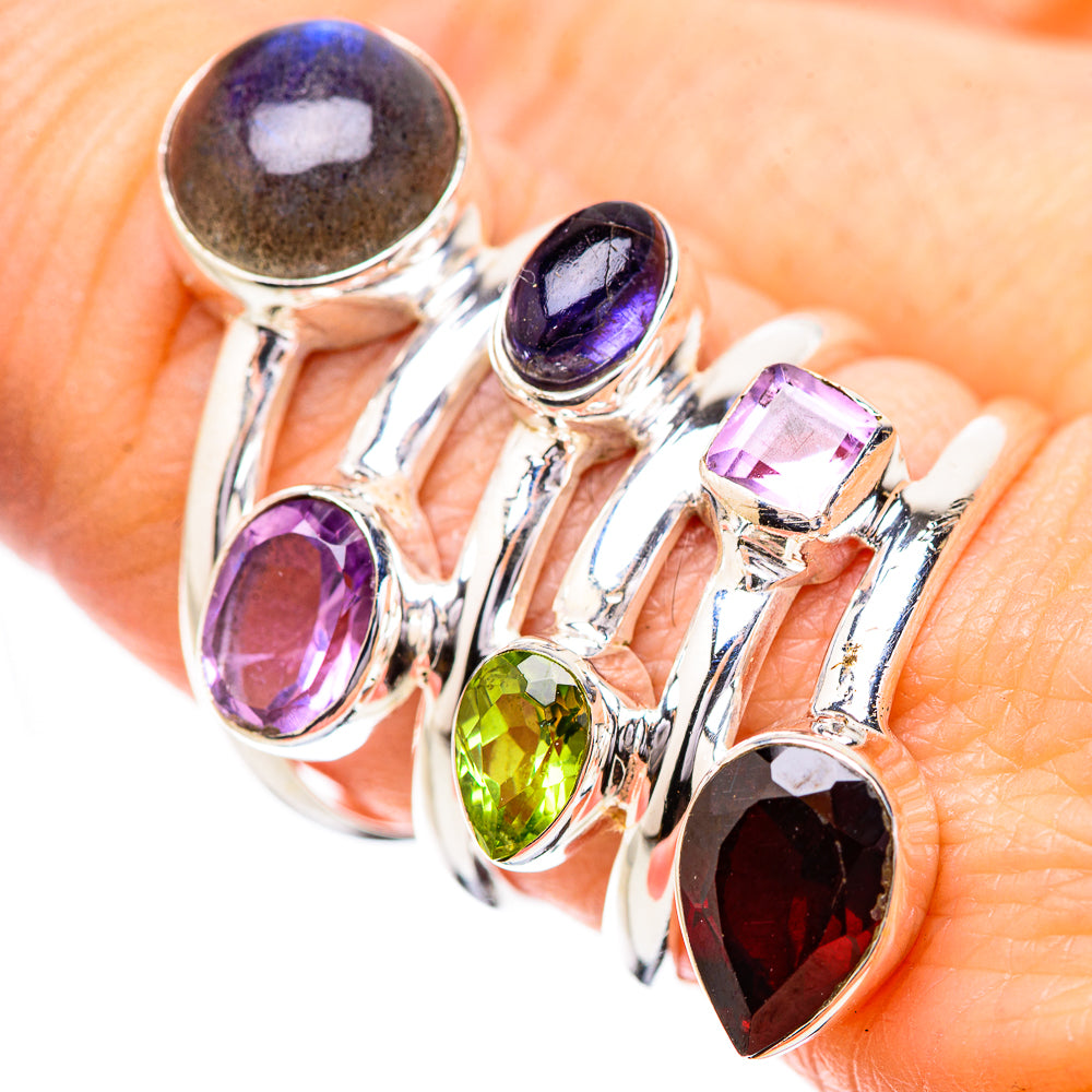 Garnet Rings handcrafted by Anasilvercos - RING131868