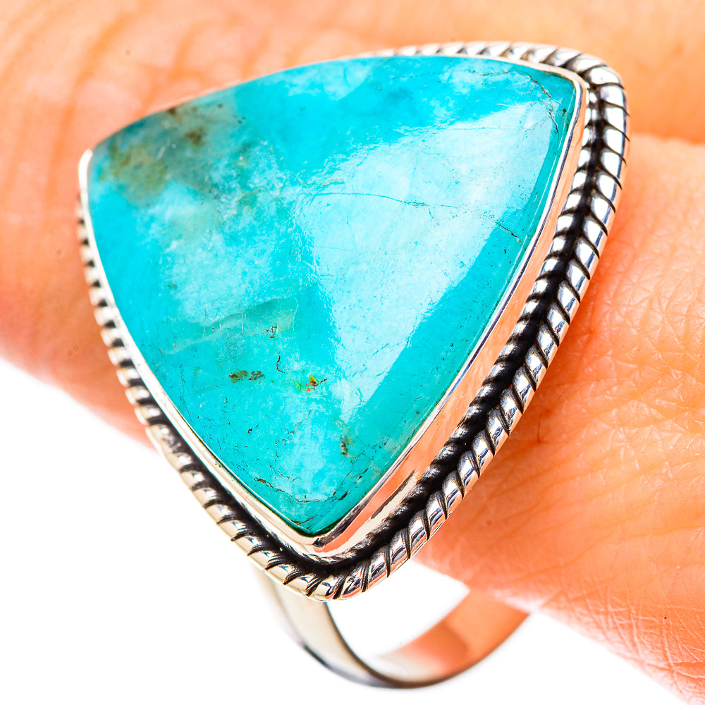 Chrysocolla Rings handcrafted by Anasilvercos - RING131878