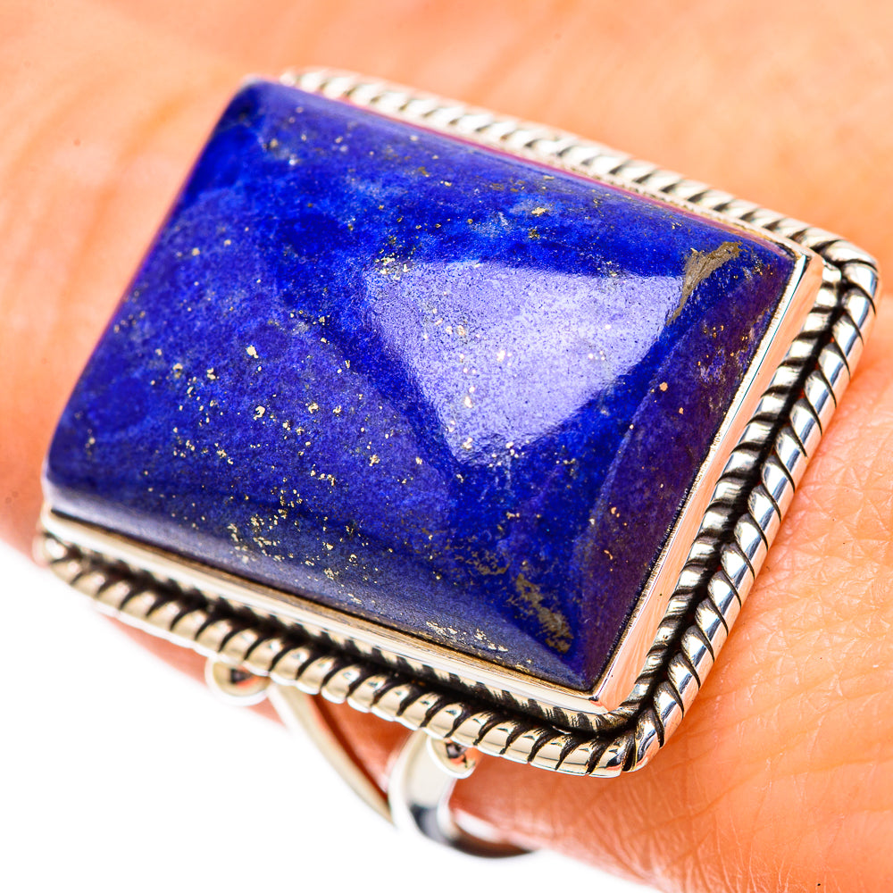 Lapis Lazuli Rings handcrafted by Anasilvercos - RING131895