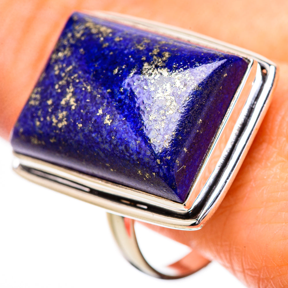 Lapis Lazuli Rings handcrafted by Anasilvercos - RING131914