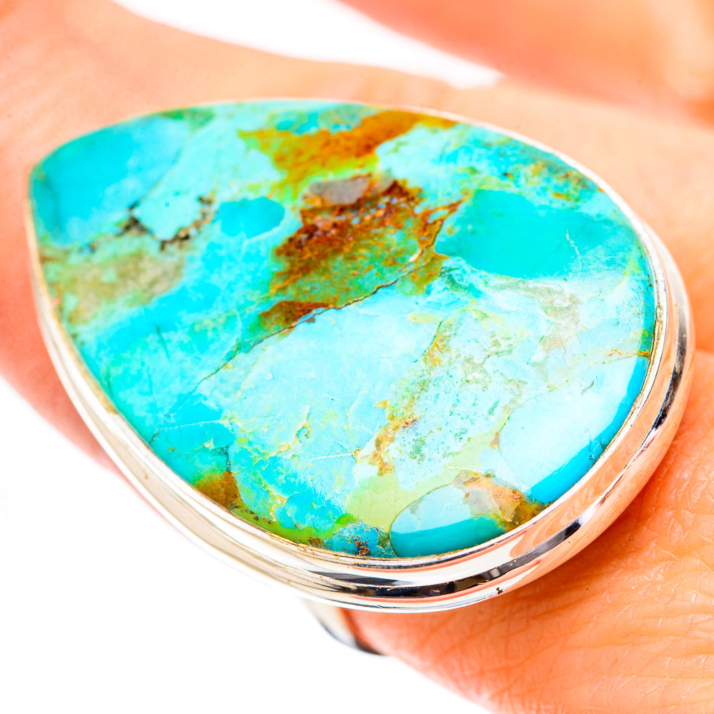 Chrysocolla Rings handcrafted by Anasilvercos - RING131917