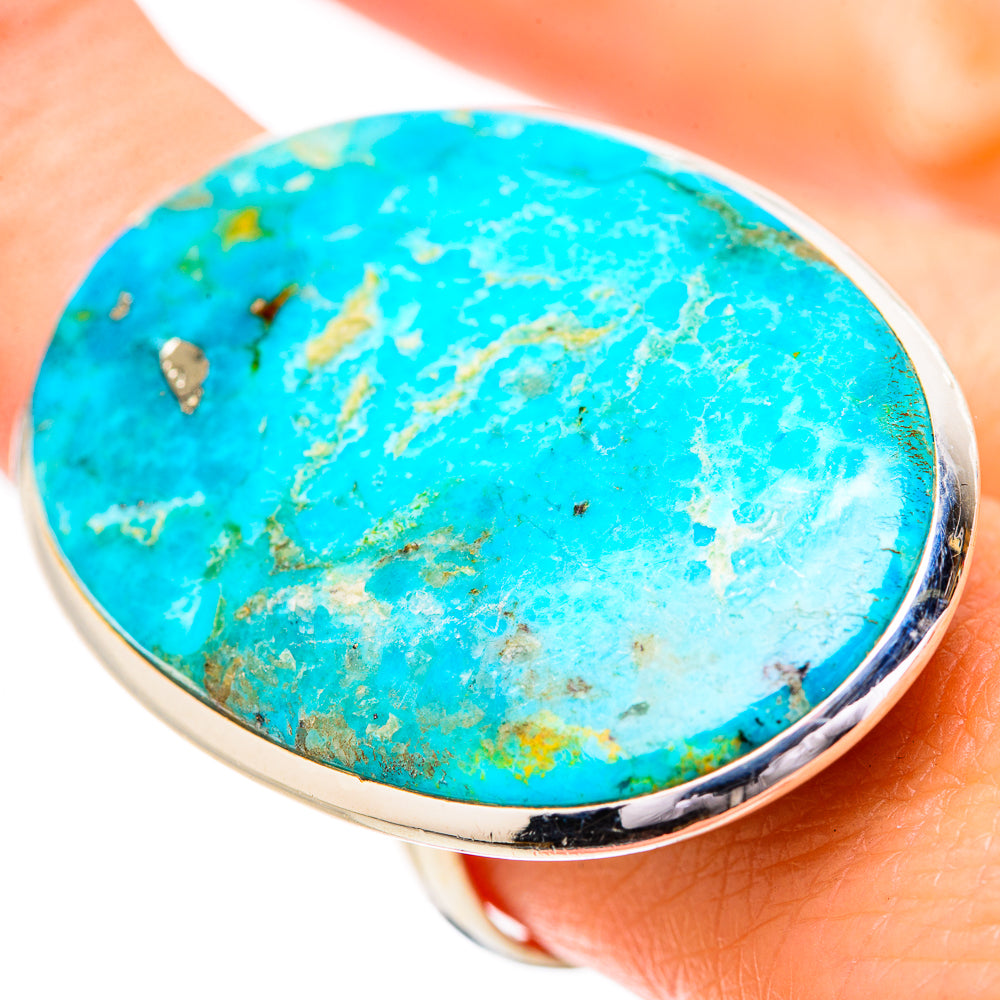 Chrysocolla Rings handcrafted by Anasilvercos - RING131918