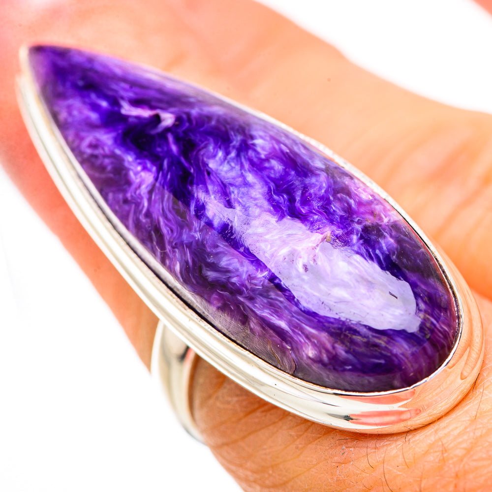 Charoite Rings handcrafted by Anasilvercos - RING131924
