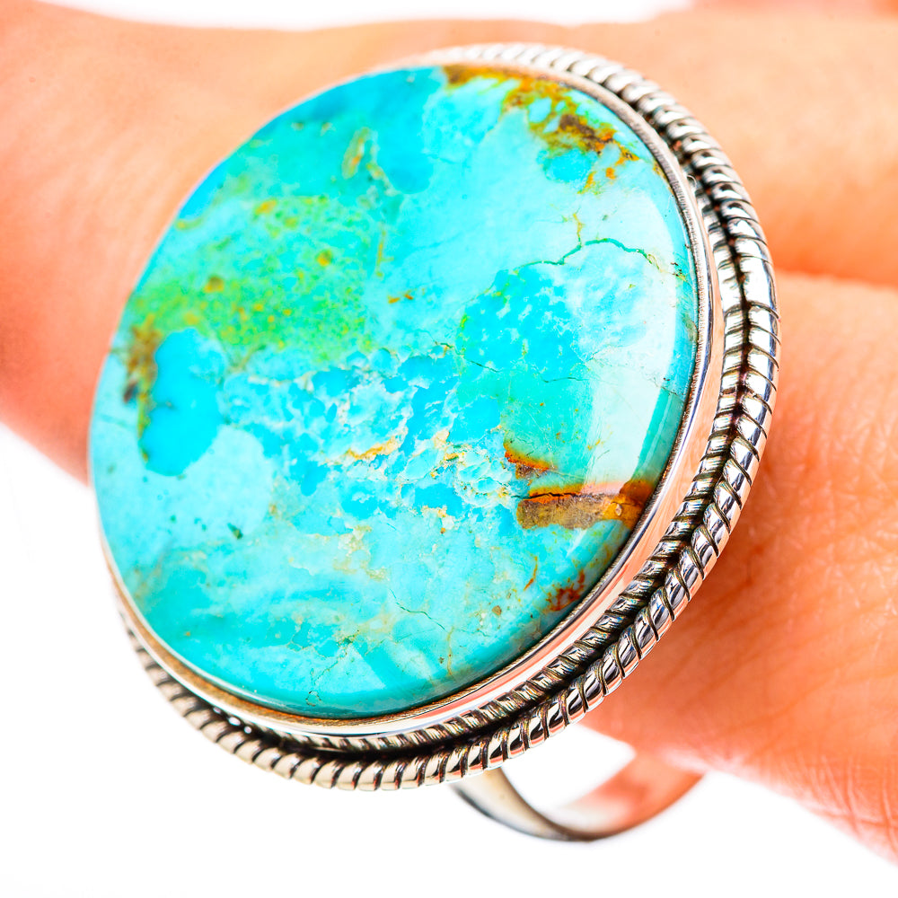 Chrysocolla Rings handcrafted by Anasilvercos - RING131935