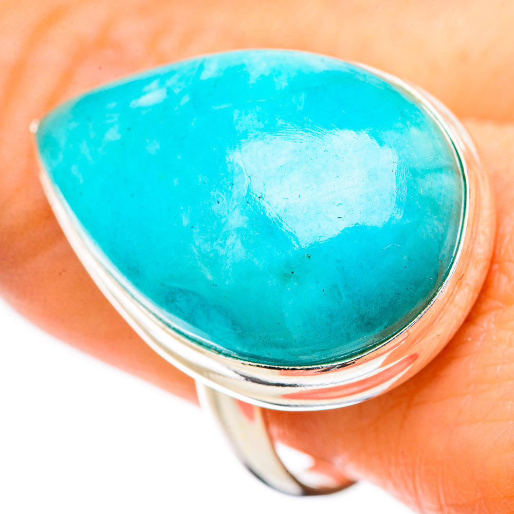 Amazonite Rings handcrafted by Anasilvercos - RING131936