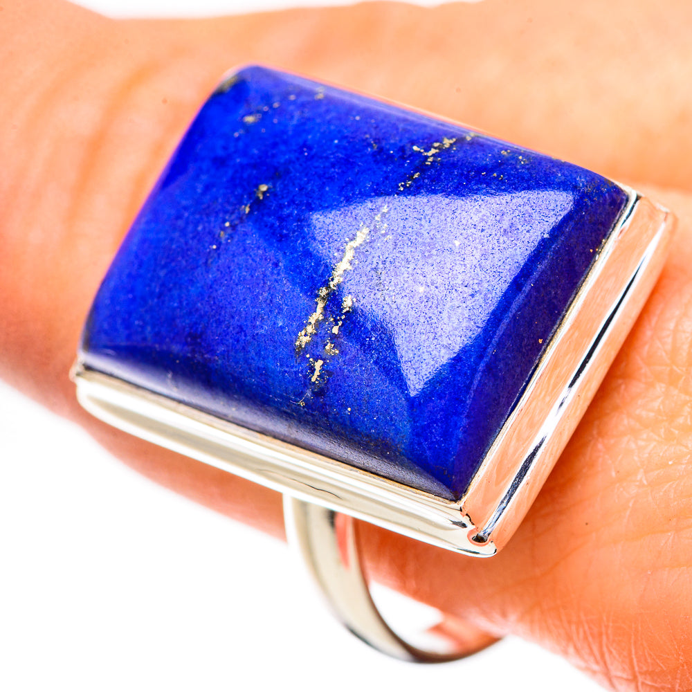 Lapis Lazuli Rings handcrafted by Anasilvercos - RING131938