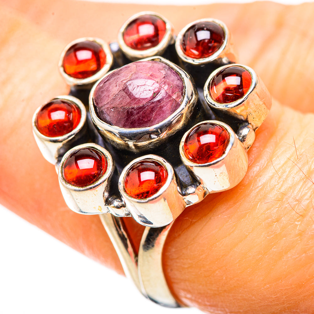 Pink Tourmaline Rings handcrafted by Anasilvercos - RING131958