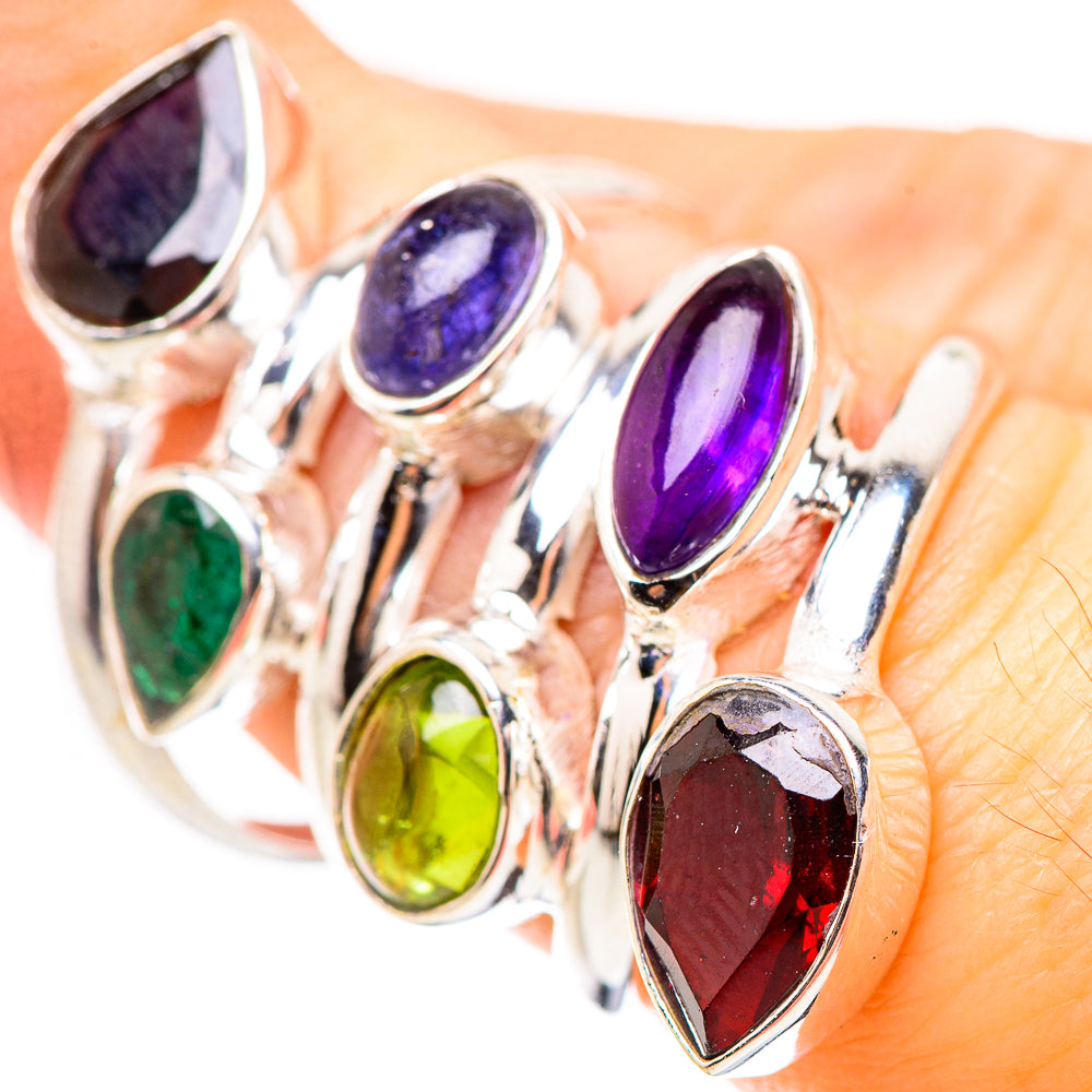 Garnet Rings handcrafted by Anasilvercos - RING131967